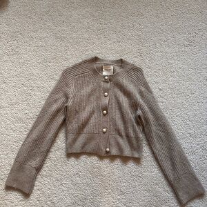 Abercrombie & Fitch Taupe Cardigan Sweater